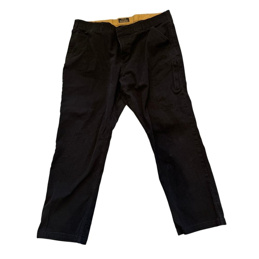 Work Pants Mens 36x28 Noble Outfitters Black Canvas Utility Cargo Preowned